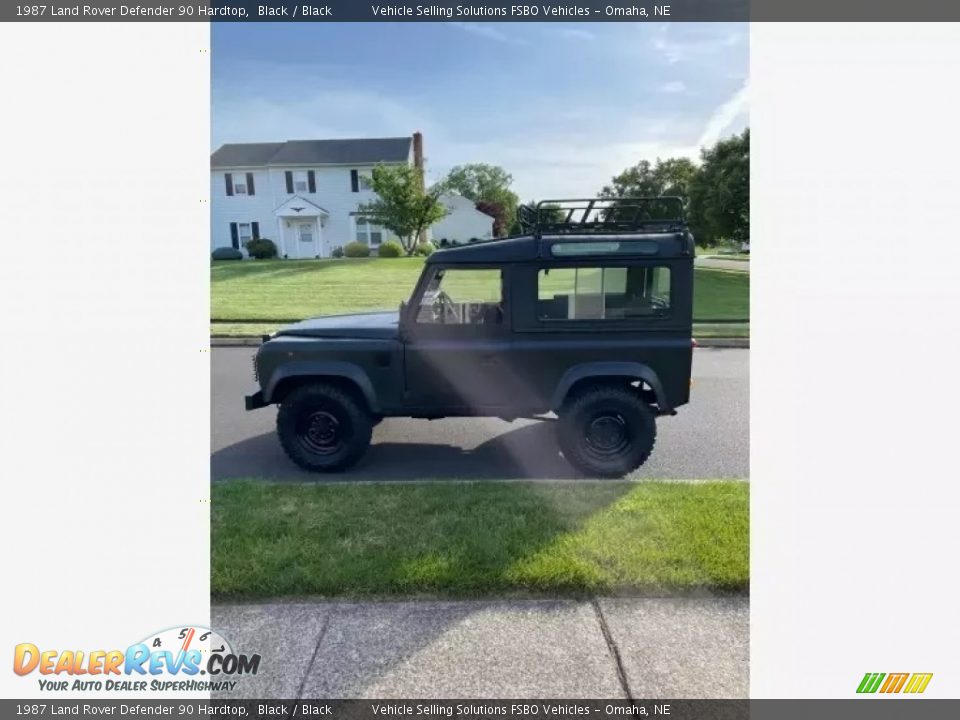 1987 Land Rover Defender 90 Hardtop Black / Black Photo #1