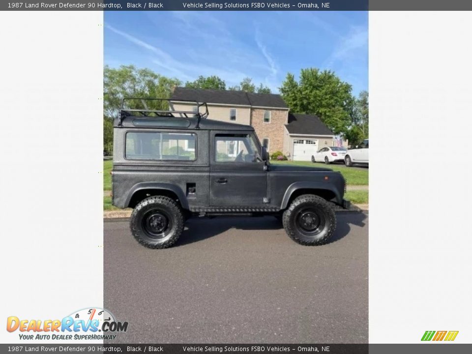 Black 1987 Land Rover Defender 90 Hardtop Photo #5