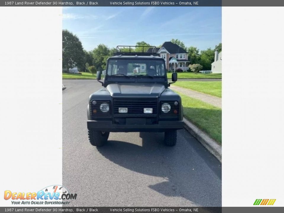 1987 Land Rover Defender 90 Hardtop Black / Black Photo #7