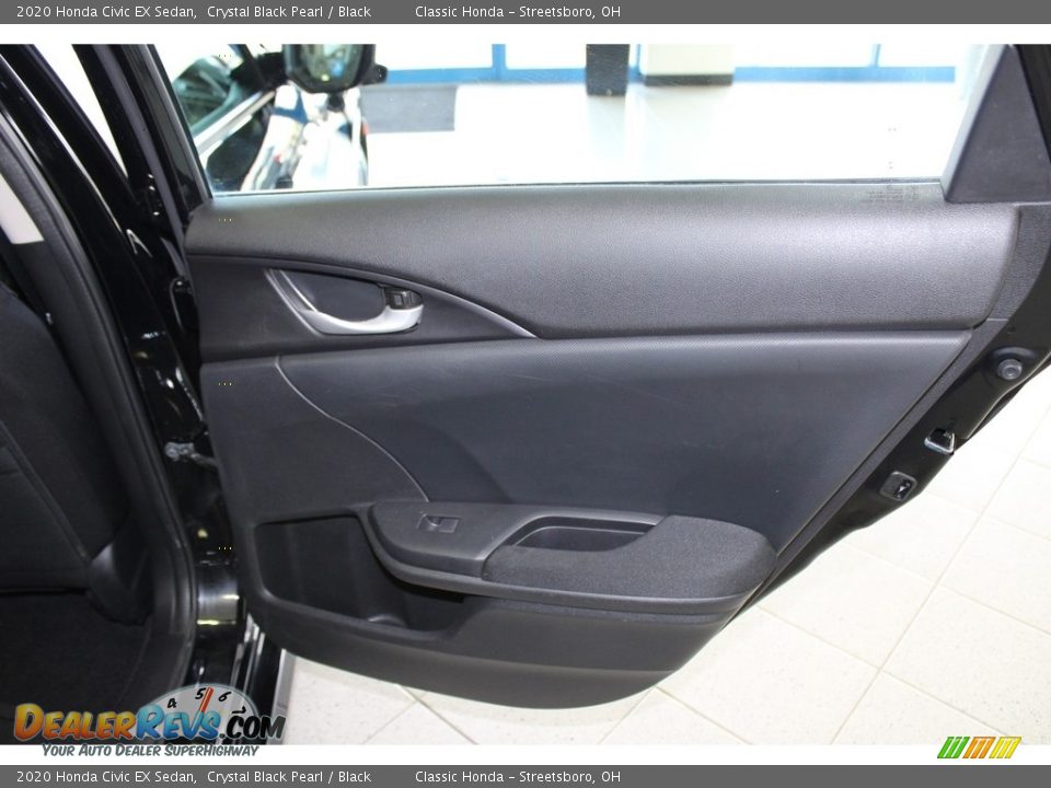 2020 Honda Civic EX Sedan Crystal Black Pearl / Black Photo #18