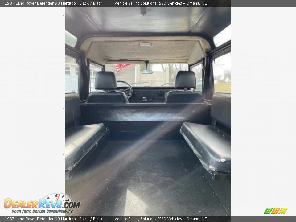 1987 Land Rover Defender 90 Hardtop Black / Black Photo #14