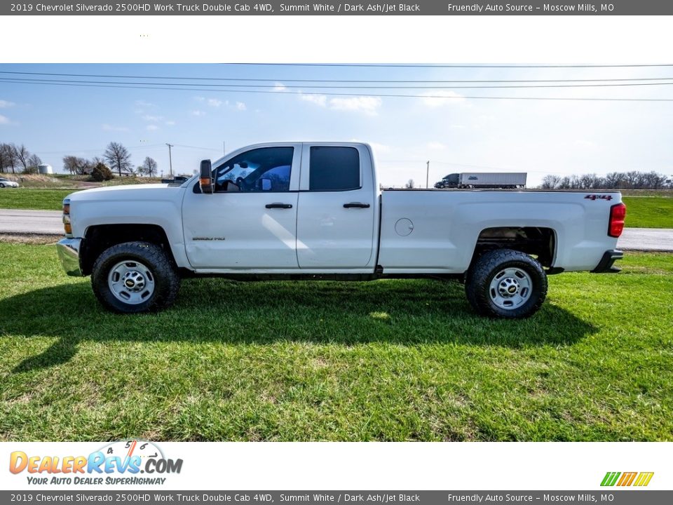 2019 Chevrolet Silverado 2500HD Work Truck Double Cab 4WD Summit White / Dark Ash/Jet Black Photo #7