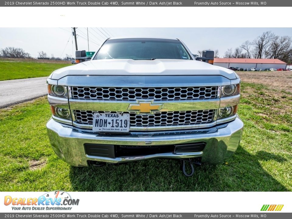 2019 Chevrolet Silverado 2500HD Work Truck Double Cab 4WD Summit White / Dark Ash/Jet Black Photo #9