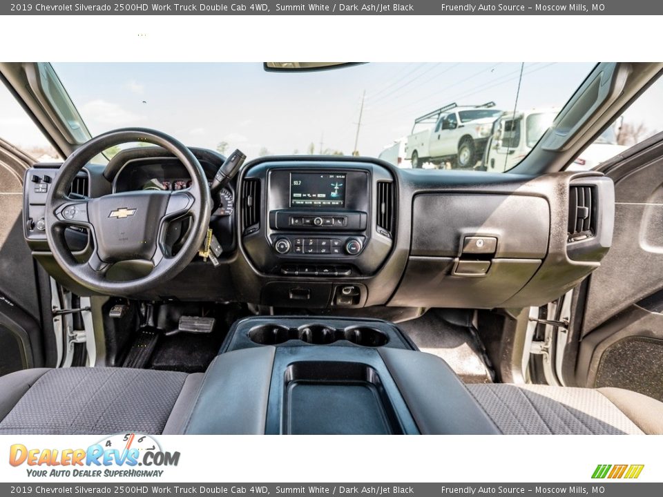 2019 Chevrolet Silverado 2500HD Work Truck Double Cab 4WD Summit White / Dark Ash/Jet Black Photo #11