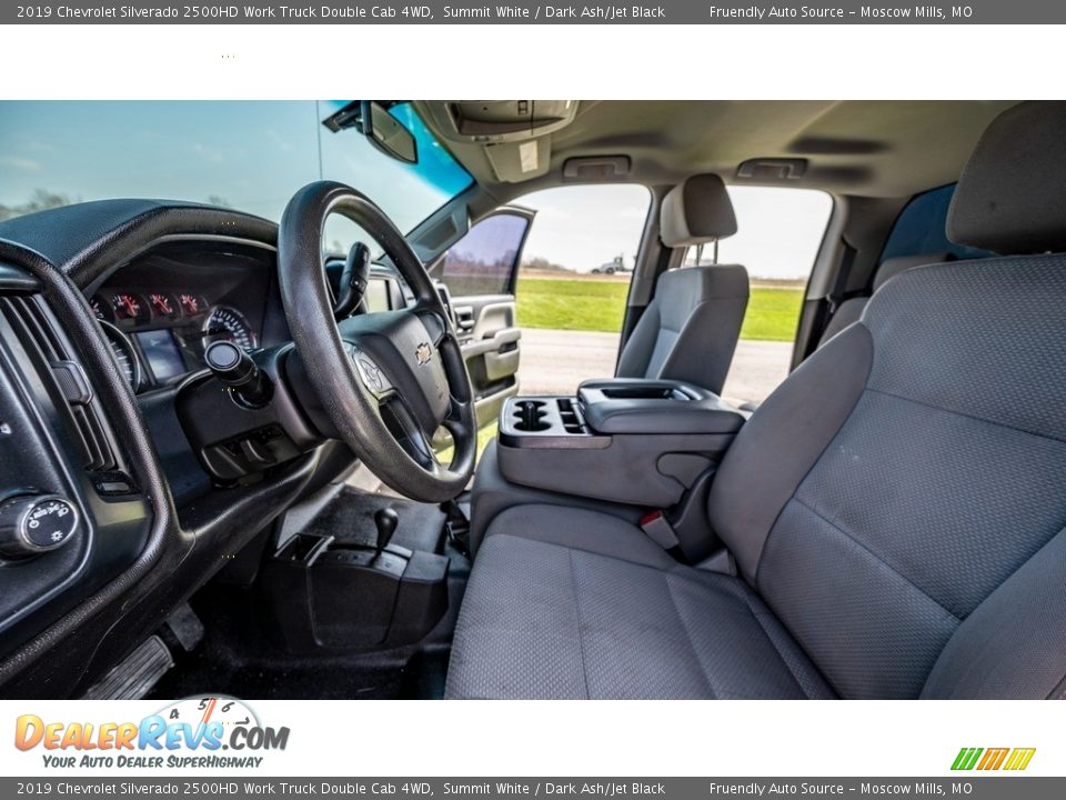 2019 Chevrolet Silverado 2500HD Work Truck Double Cab 4WD Summit White / Dark Ash/Jet Black Photo #12