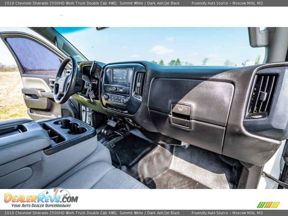 2019 Chevrolet Silverado 2500HD Work Truck Double Cab 4WD Summit White / Dark Ash/Jet Black Photo #14