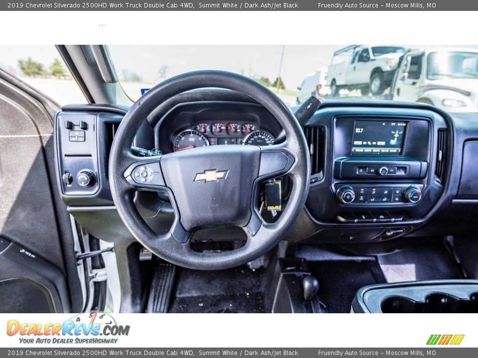 2019 Chevrolet Silverado 2500HD Work Truck Double Cab 4WD Summit White / Dark Ash/Jet Black Photo #17