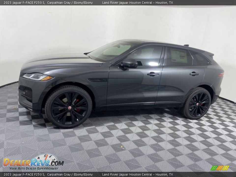 2023 Jaguar F-PACE P250 S Carpathian Gray / Ebony/Ebony Photo #6