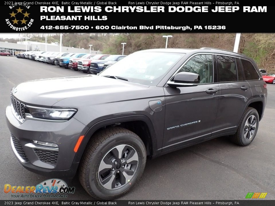 2023 Jeep Grand Cherokee 4XE Baltic Gray Metallic / Global Black Photo #1