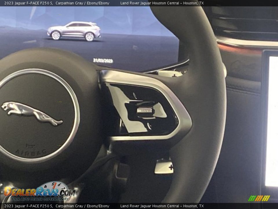 2023 Jaguar F-PACE P250 S Steering Wheel Photo #19