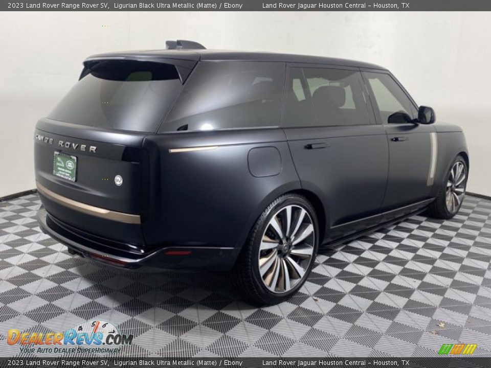 2023 Land Rover Range Rover SV Ligurian Black Ultra Metallic (Matte) / Ebony Photo #2
