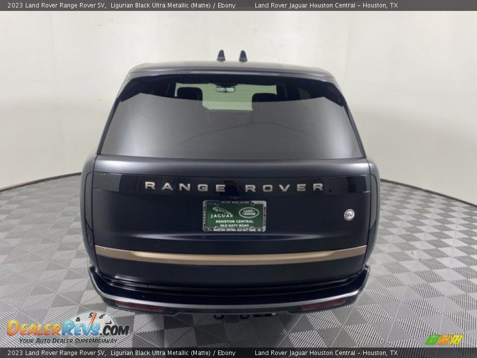 2023 Land Rover Range Rover SV Ligurian Black Ultra Metallic (Matte) / Ebony Photo #7