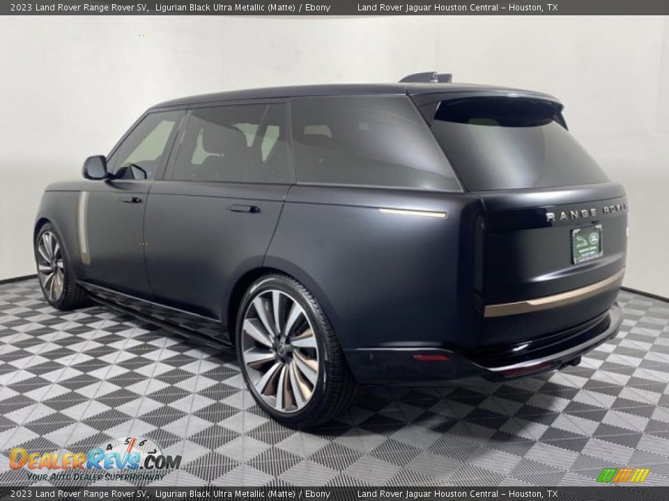2023 Land Rover Range Rover SV Ligurian Black Ultra Metallic (Matte) / Ebony Photo #10