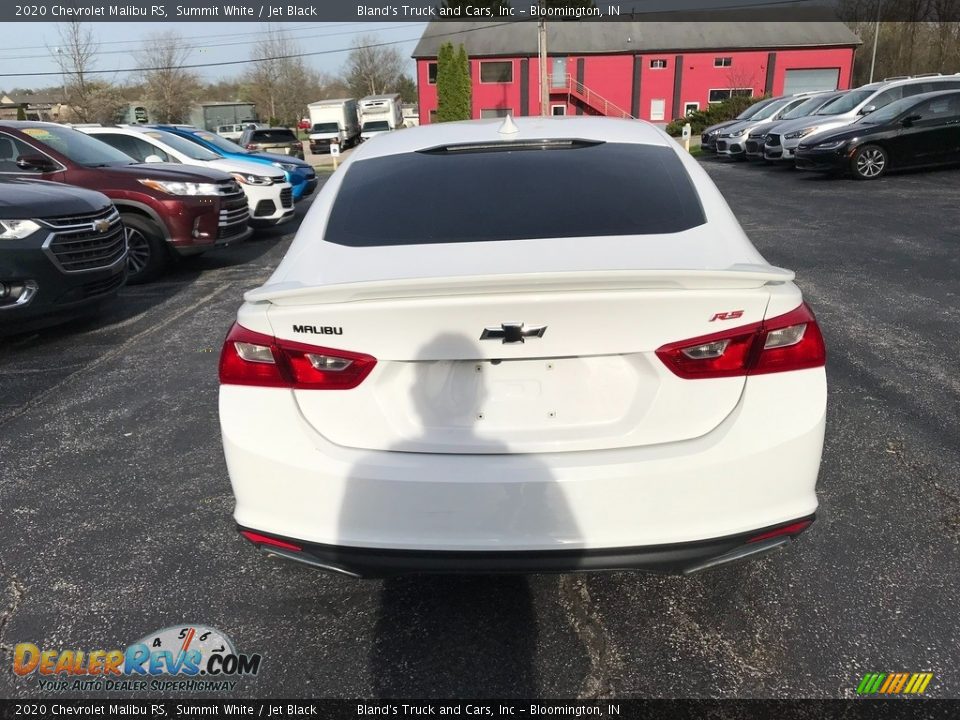 2020 Chevrolet Malibu RS Summit White / Jet Black Photo #7