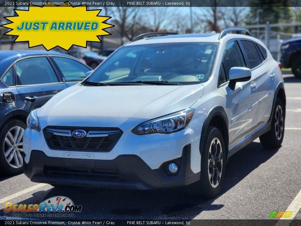 2021 Subaru Crosstrek Premium Crystal White Pearl / Gray Photo #1