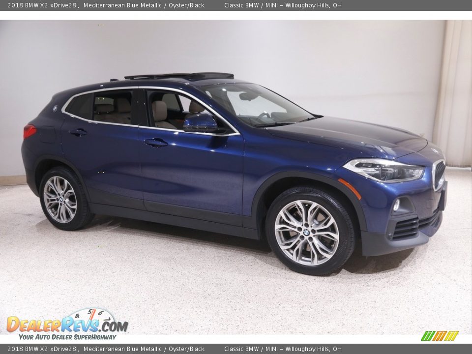 Mediterranean Blue Metallic 2018 BMW X2 xDrive28i Photo #1