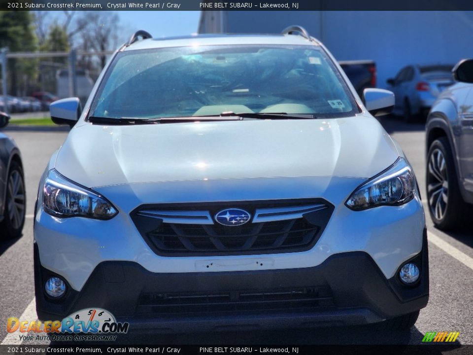 2021 Subaru Crosstrek Premium Crystal White Pearl / Gray Photo #2