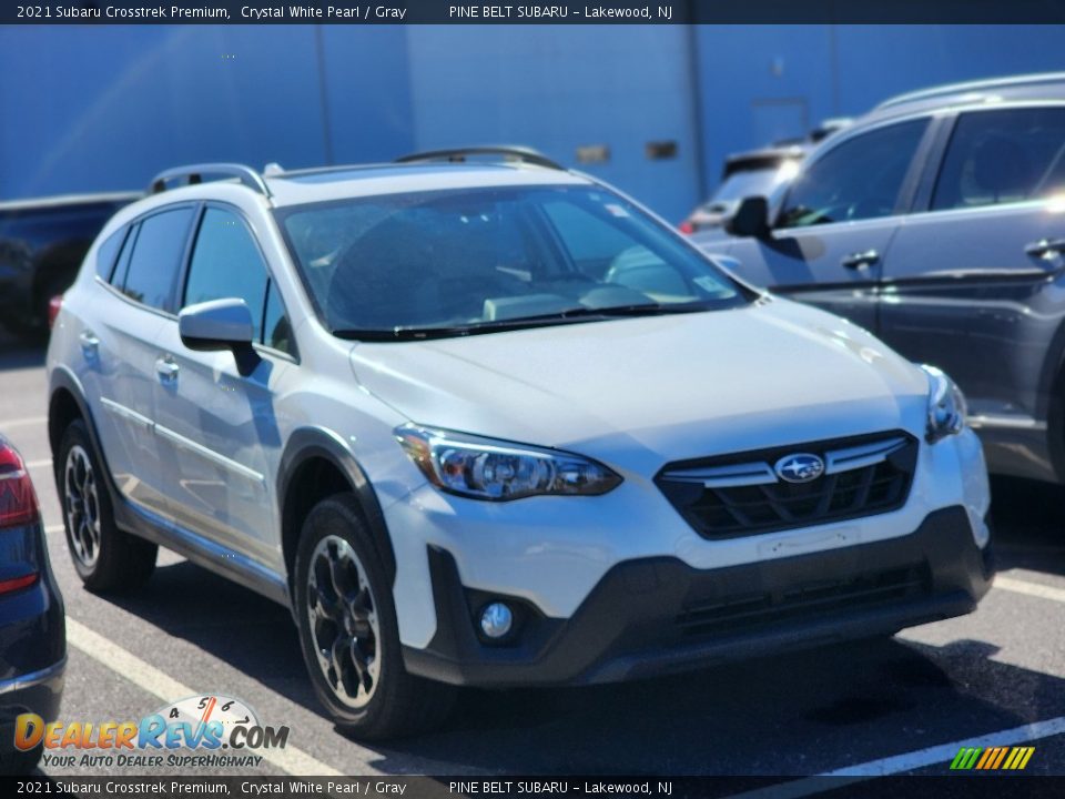 2021 Subaru Crosstrek Premium Crystal White Pearl / Gray Photo #3