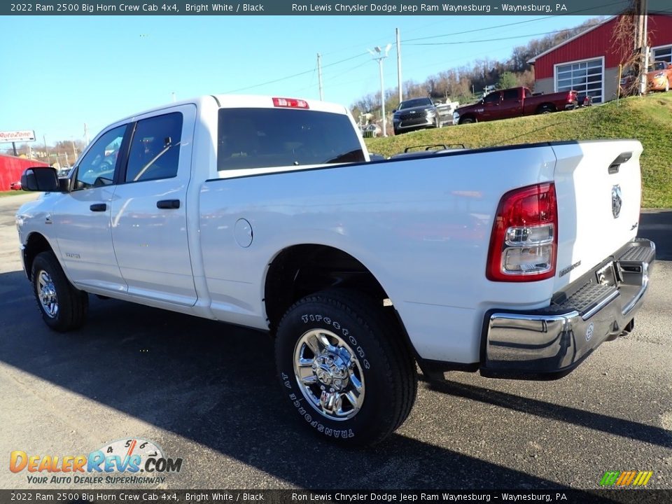 2022 Ram 2500 Big Horn Crew Cab 4x4 Bright White / Black Photo #3