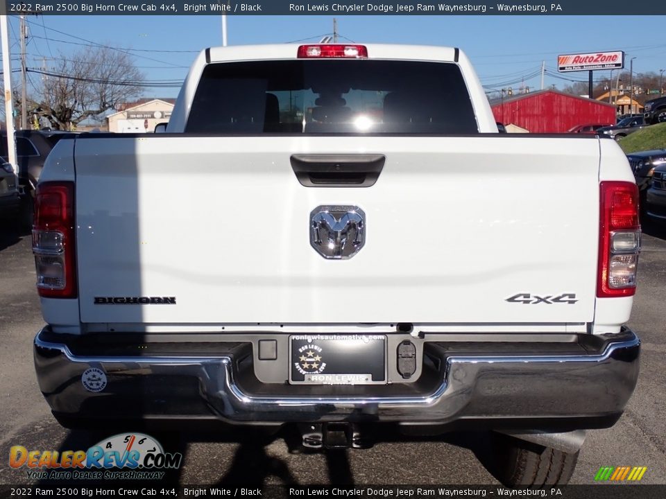 2022 Ram 2500 Big Horn Crew Cab 4x4 Bright White / Black Photo #4