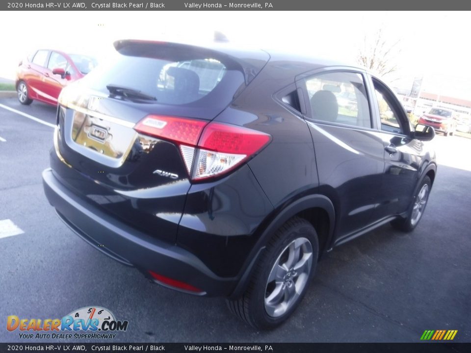 2020 Honda HR-V LX AWD Crystal Black Pearl / Black Photo #6