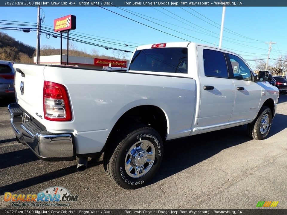 2022 Ram 2500 Big Horn Crew Cab 4x4 Bright White / Black Photo #6