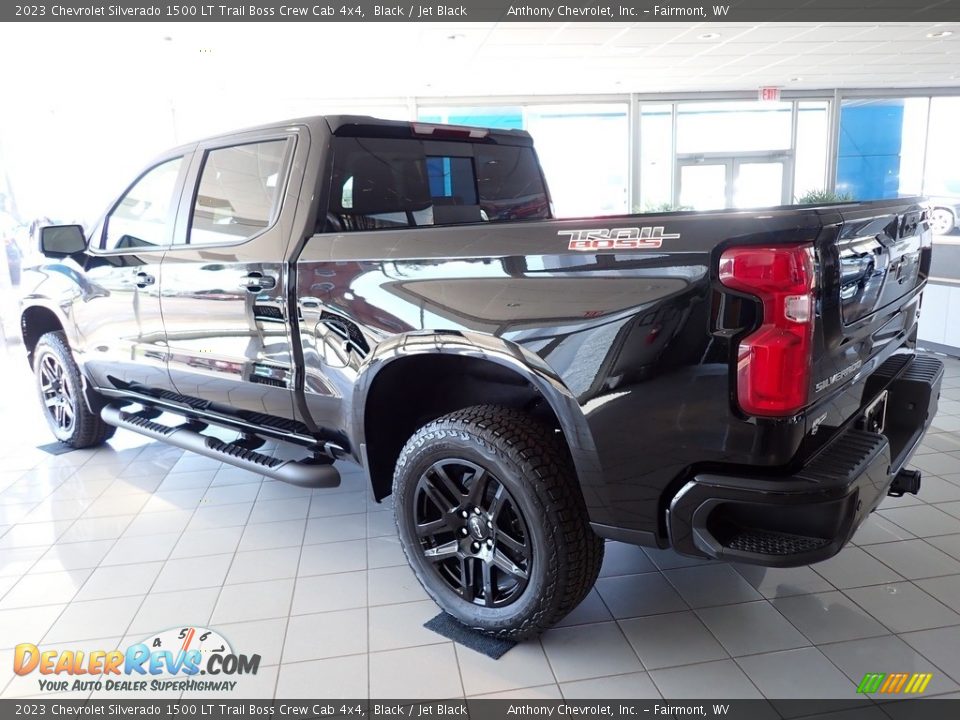 2023 Chevrolet Silverado 1500 LT Trail Boss Crew Cab 4x4 Black / Jet Black Photo #6