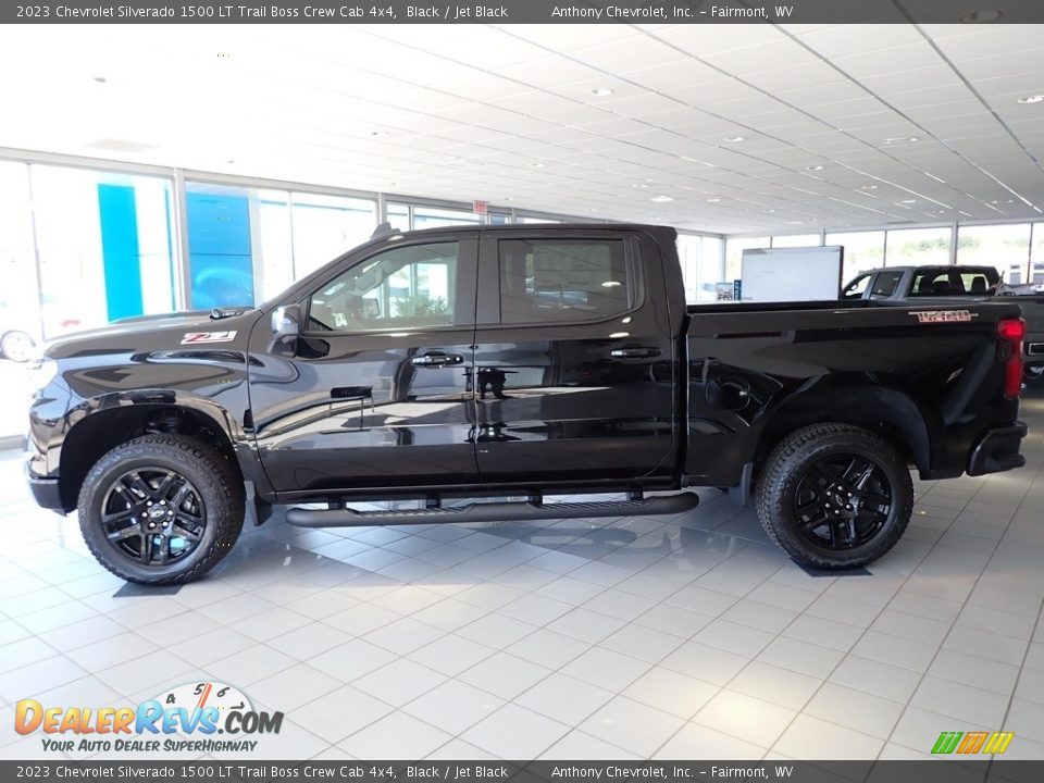 2023 Chevrolet Silverado 1500 LT Trail Boss Crew Cab 4x4 Black / Jet Black Photo #7