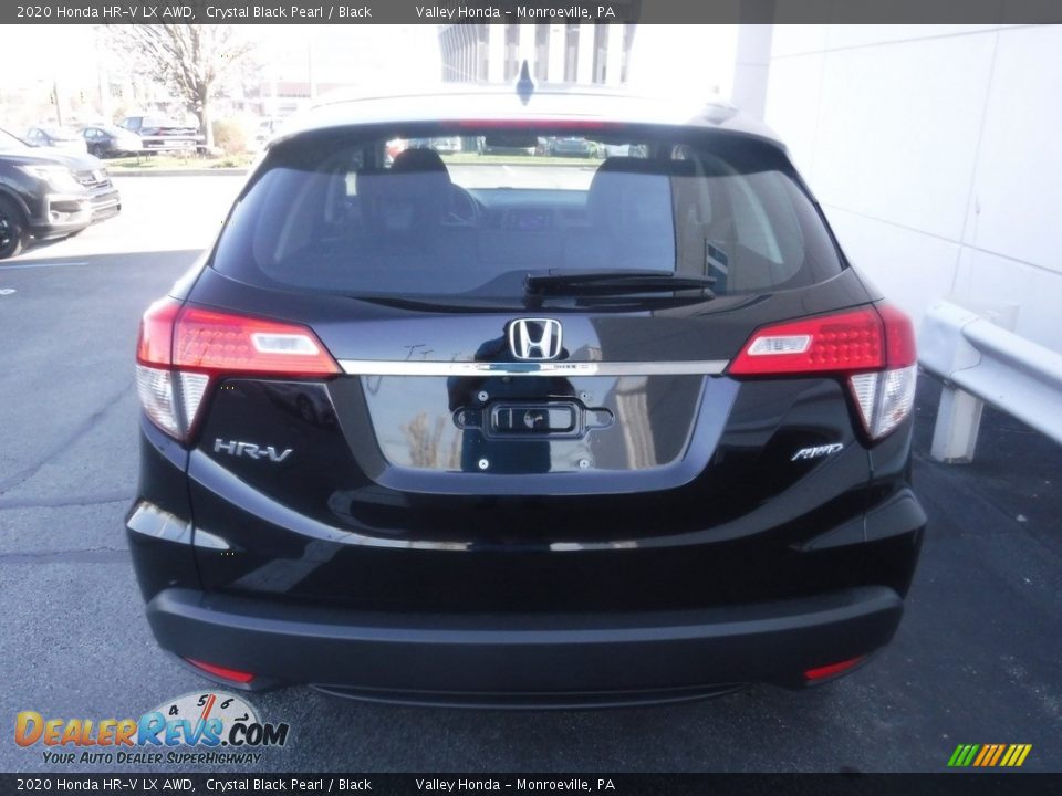 2020 Honda HR-V LX AWD Crystal Black Pearl / Black Photo #7