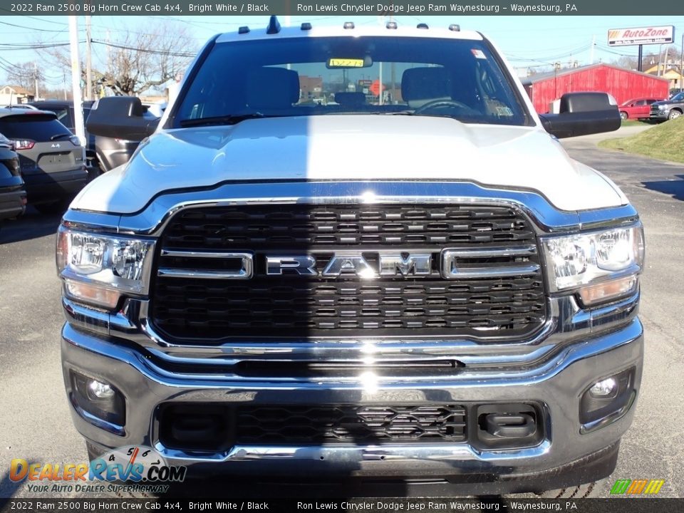 2022 Ram 2500 Big Horn Crew Cab 4x4 Bright White / Black Photo #9