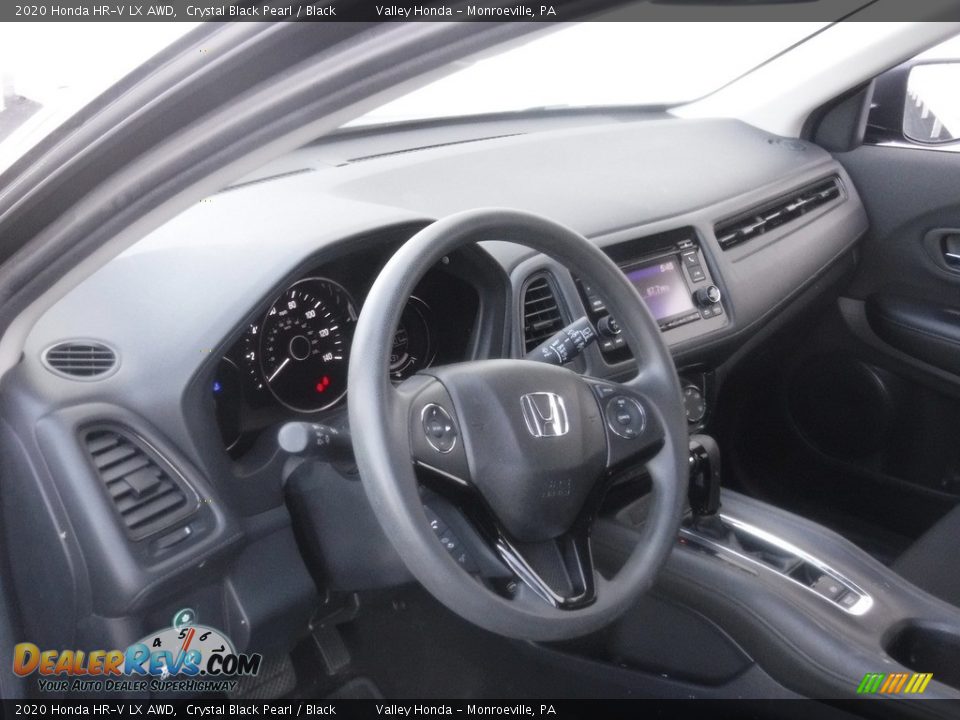 2020 Honda HR-V LX AWD Crystal Black Pearl / Black Photo #10