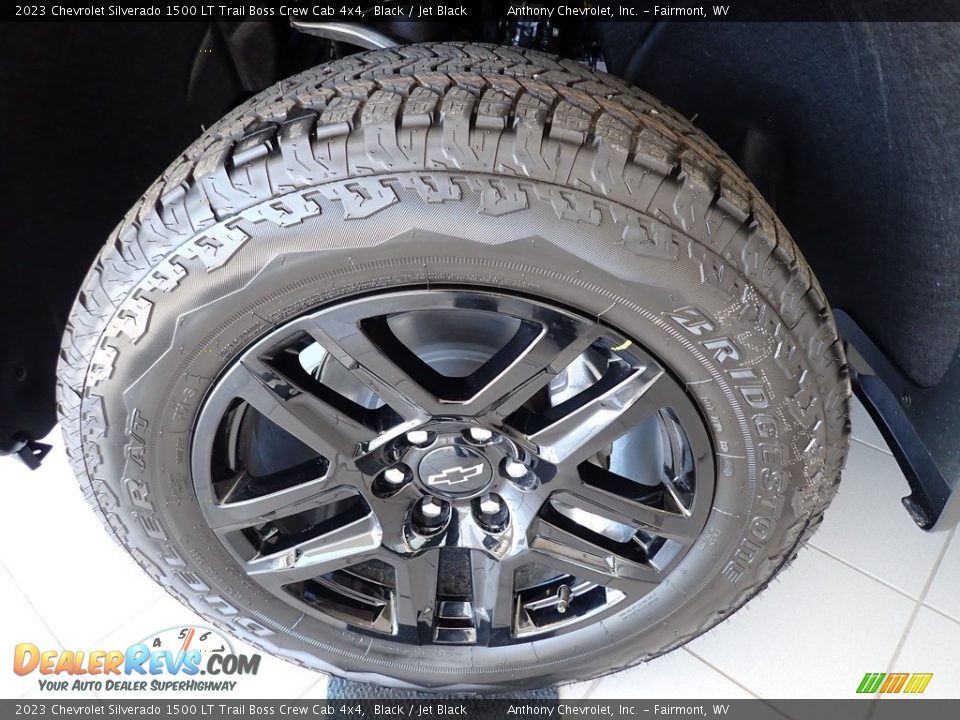 2023 Chevrolet Silverado 1500 LT Trail Boss Crew Cab 4x4 Black / Jet Black Photo #10