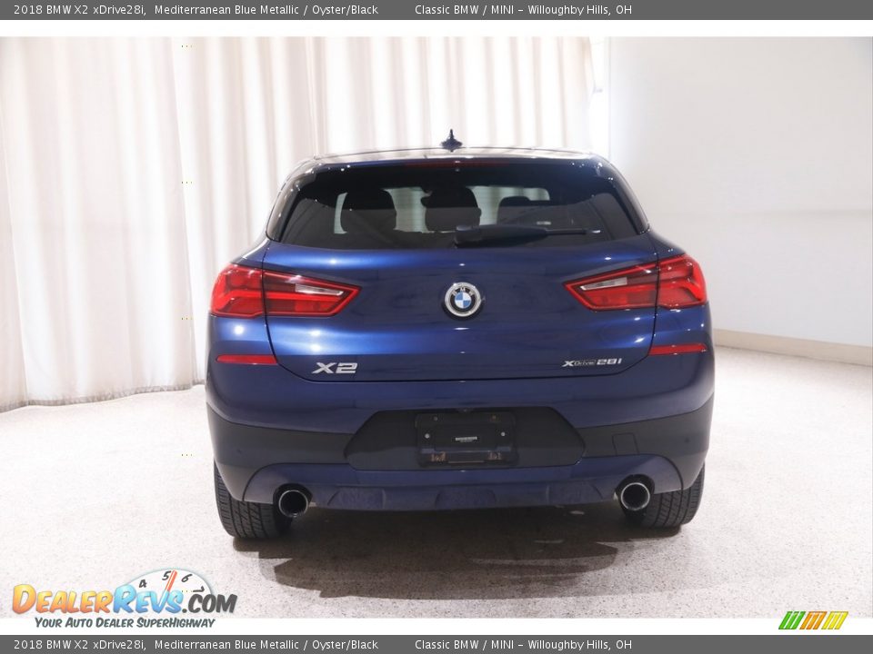 2018 BMW X2 xDrive28i Mediterranean Blue Metallic / Oyster/Black Photo #21