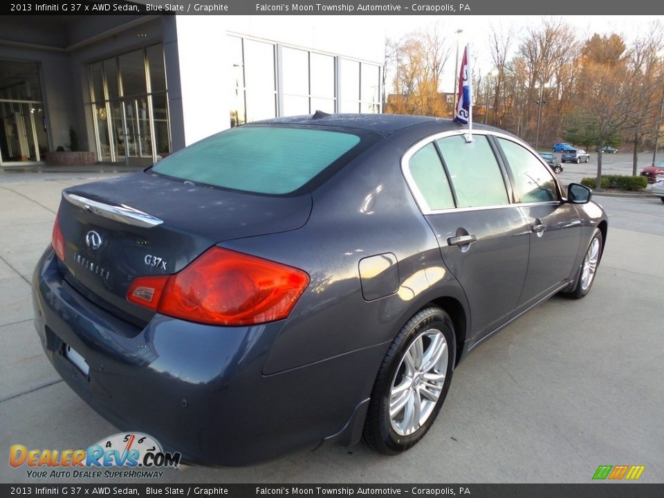 2013 Infiniti G 37 x AWD Sedan Blue Slate / Graphite Photo #2