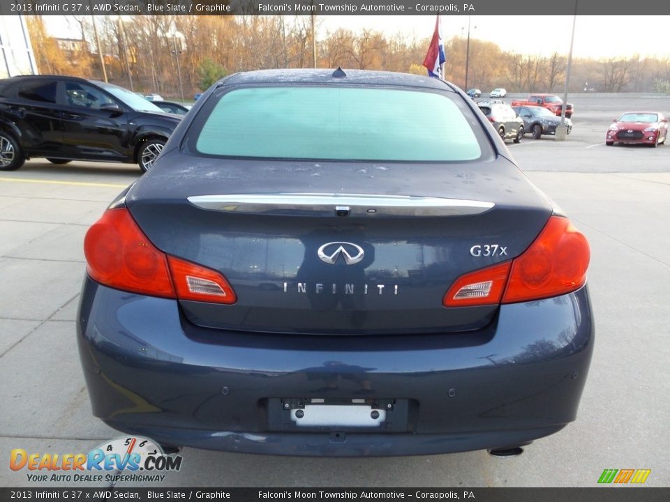 2013 Infiniti G 37 x AWD Sedan Blue Slate / Graphite Photo #3