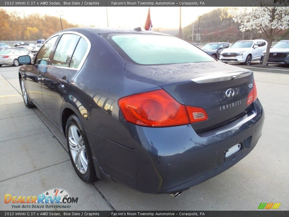 2013 Infiniti G 37 x AWD Sedan Blue Slate / Graphite Photo #4