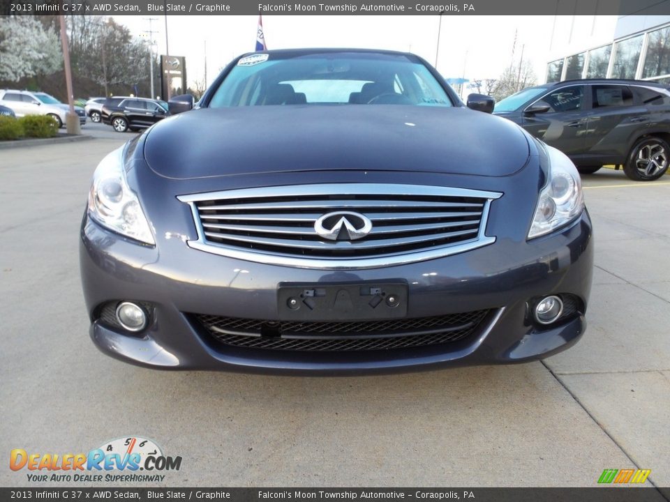 2013 Infiniti G 37 x AWD Sedan Blue Slate / Graphite Photo #7