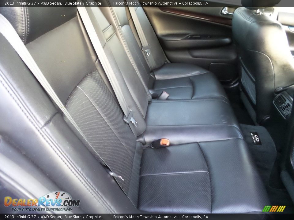 2013 Infiniti G 37 x AWD Sedan Blue Slate / Graphite Photo #15