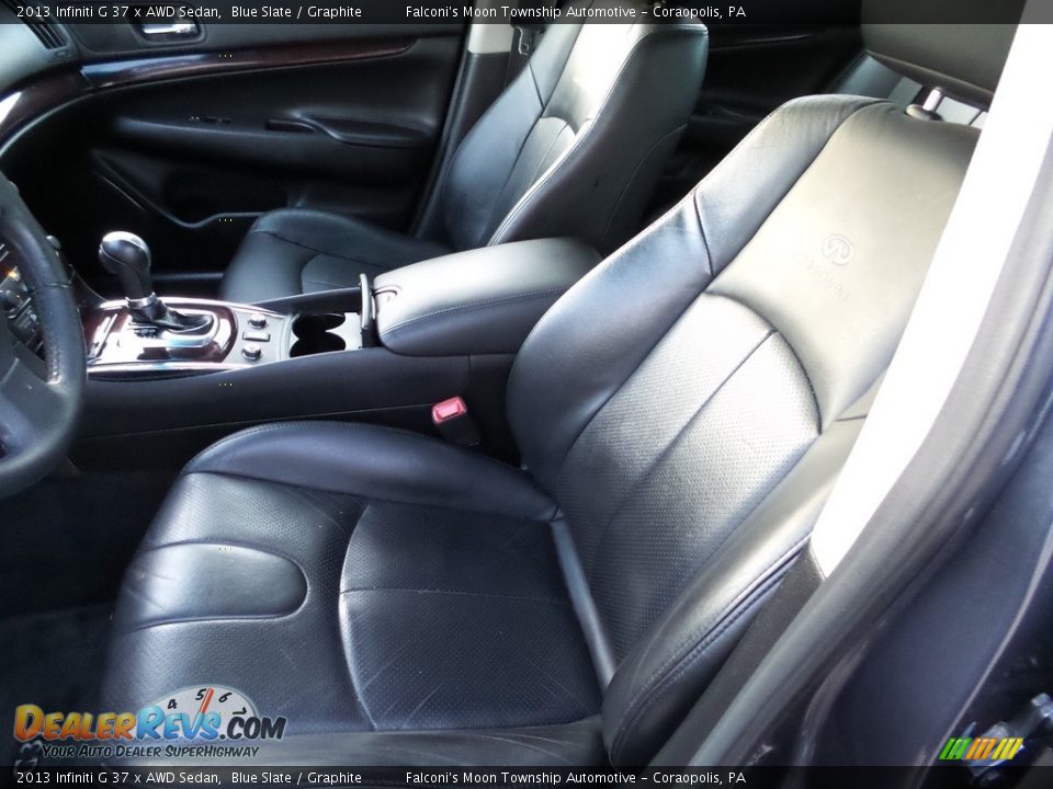 2013 Infiniti G 37 x AWD Sedan Blue Slate / Graphite Photo #16