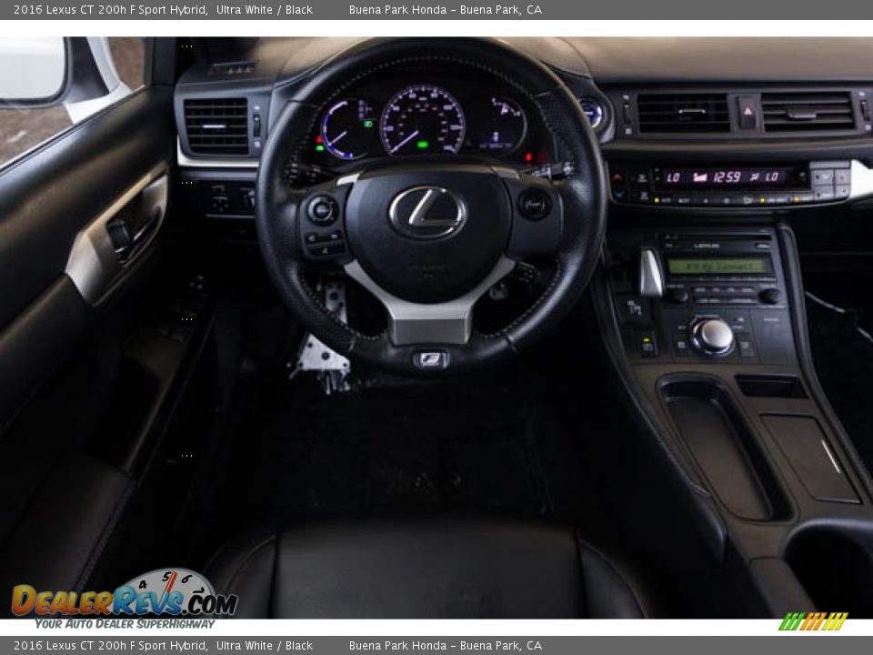 Dashboard of 2016 Lexus CT 200h F Sport Hybrid Photo #5