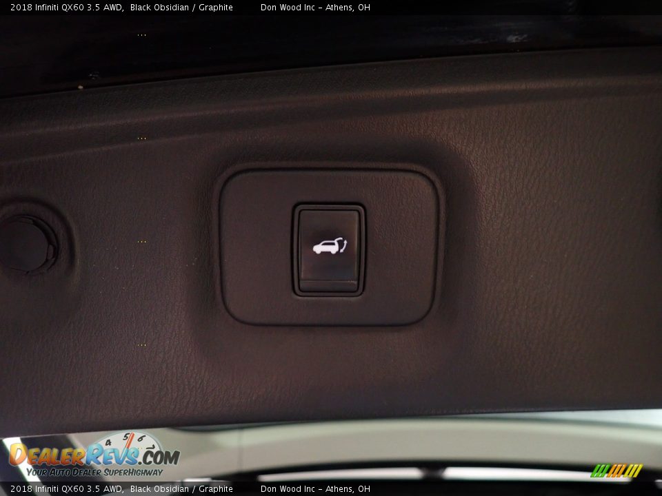 2018 Infiniti QX60 3.5 AWD Black Obsidian / Graphite Photo #13