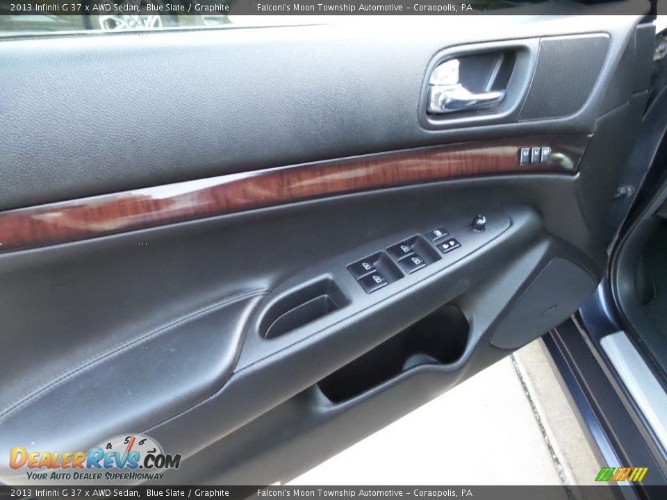 2013 Infiniti G 37 x AWD Sedan Blue Slate / Graphite Photo #21