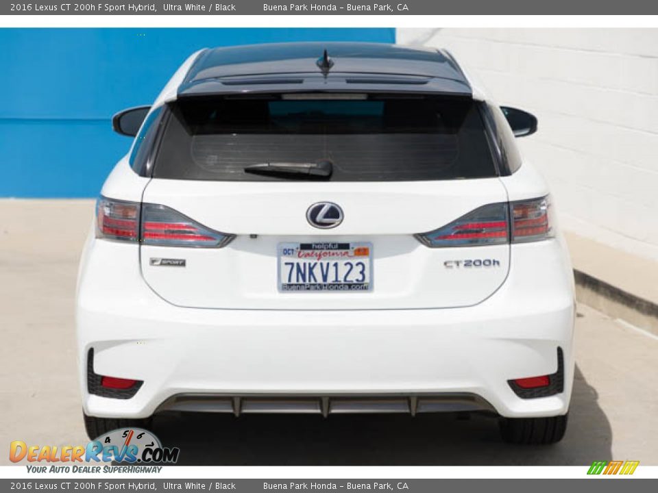 Ultra White 2016 Lexus CT 200h F Sport Hybrid Photo #9