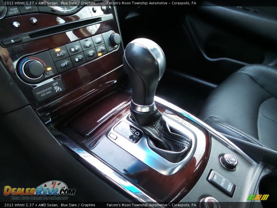 2013 Infiniti G 37 x AWD Sedan Blue Slate / Graphite Photo #24