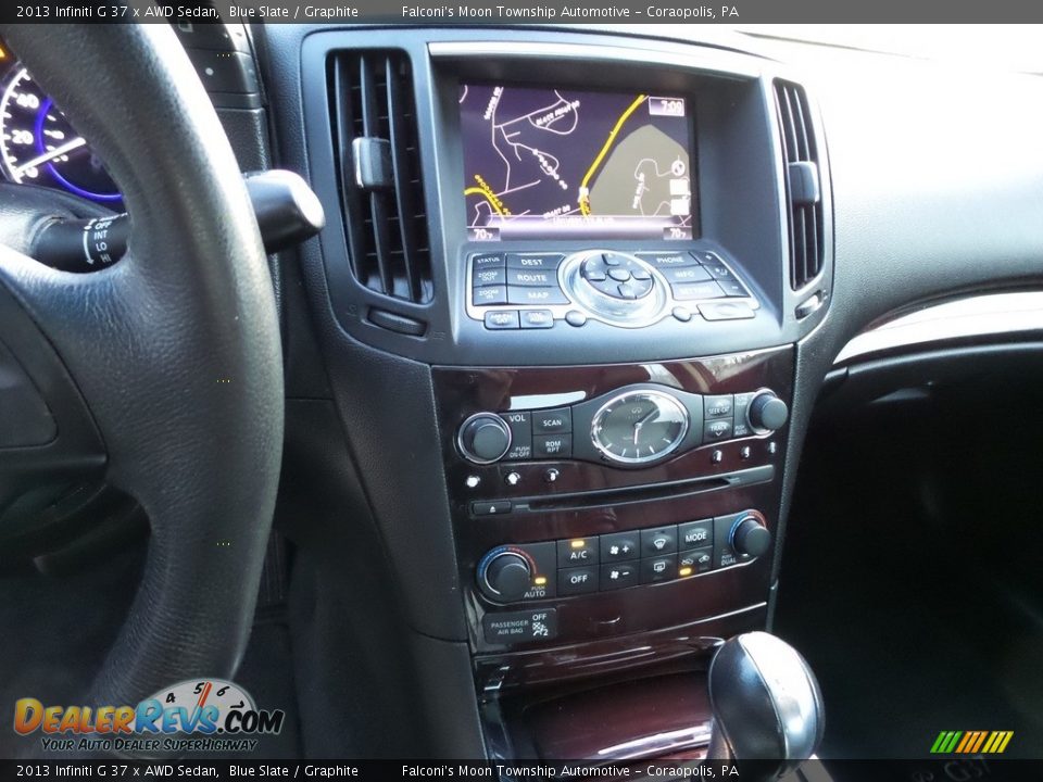 2013 Infiniti G 37 x AWD Sedan Blue Slate / Graphite Photo #26