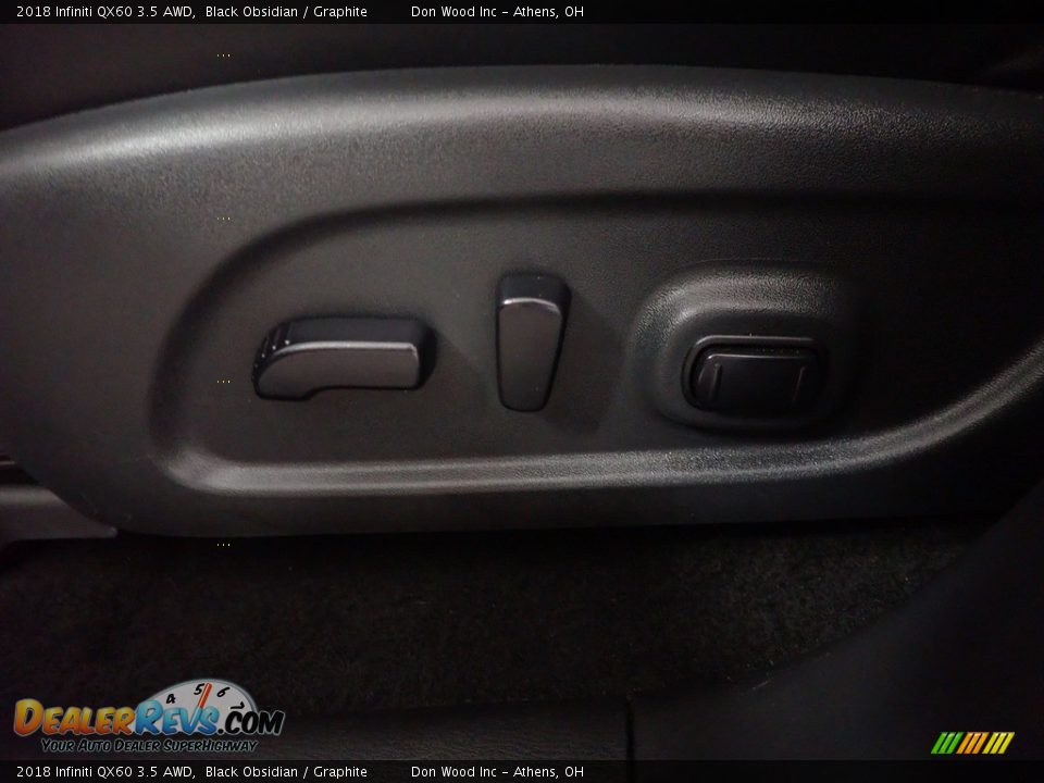 2018 Infiniti QX60 3.5 AWD Black Obsidian / Graphite Photo #20