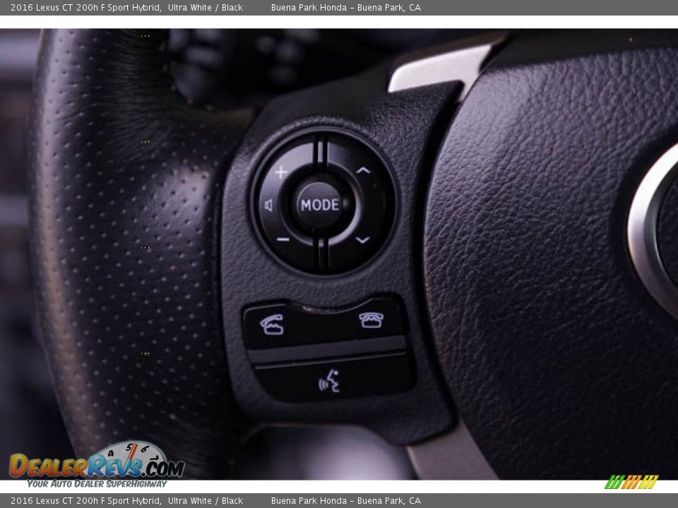 2016 Lexus CT 200h F Sport Hybrid Steering Wheel Photo #14