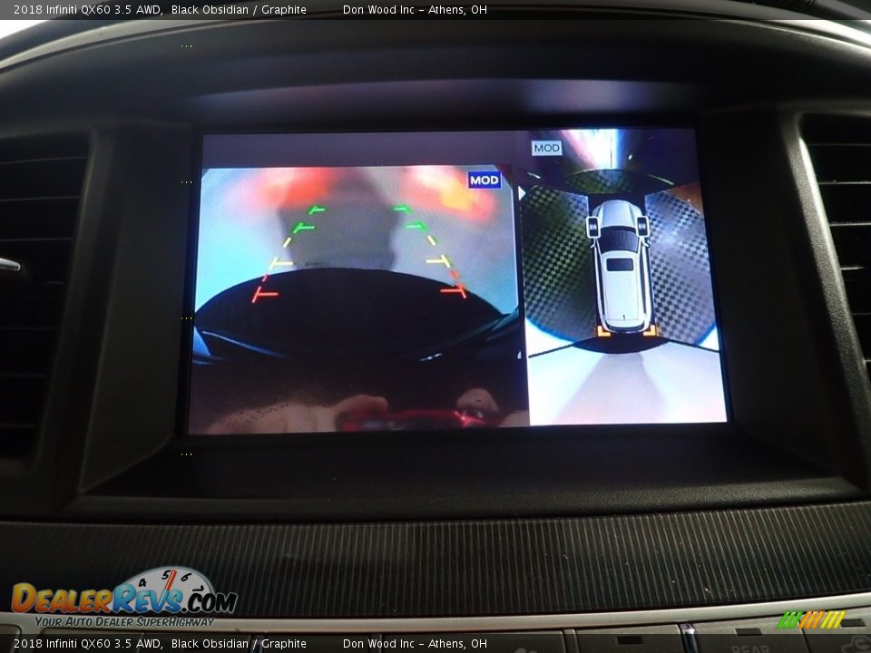 2018 Infiniti QX60 3.5 AWD Black Obsidian / Graphite Photo #23