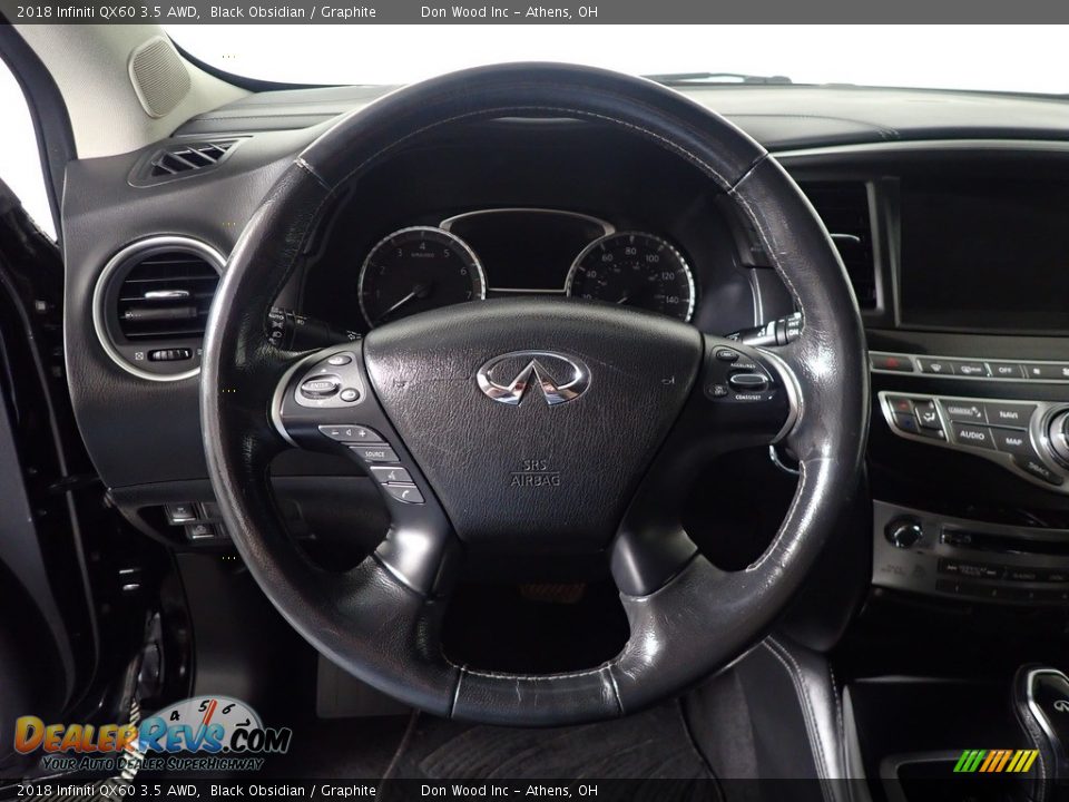 2018 Infiniti QX60 3.5 AWD Steering Wheel Photo #24