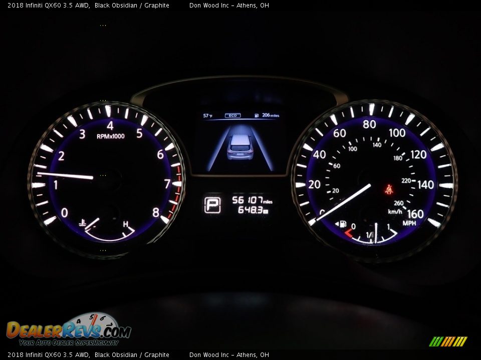 2018 Infiniti QX60 3.5 AWD Gauges Photo #25